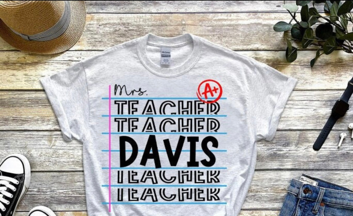 Teacher shirt